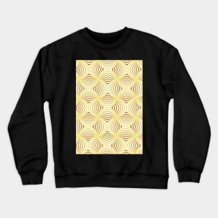 Geometric-Pattern Crewneck Sweatshirt